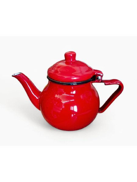 Vista principal Tetera té hierbas enlozada con filtro 700 cc