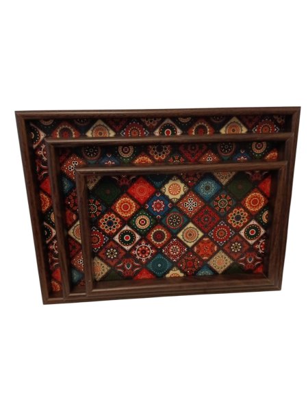 Vista adicional Set Bandejas Bamboo 40x30x5 cm