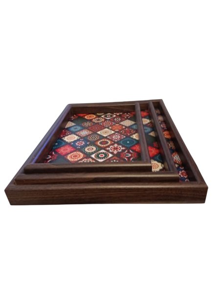 Vista principal Set Bandejas Bamboo 40x30x5 cm