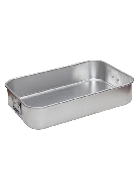 Vista principal Asadera aluminio 53x36x7 cm