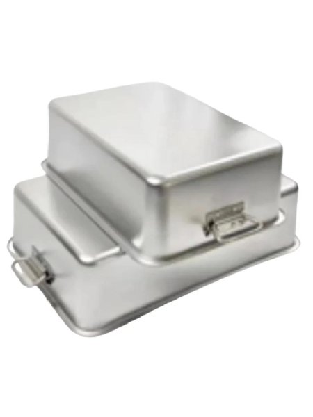 Vista principal Asadera acero inoxidable profunda 60x40x10